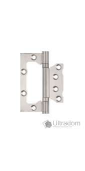 ФУРНІТУРА ДЛЯ МІЖКІМНАТНИХ ДВЕРЕЙ Сталева накладна універсальна петля нікель