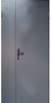 Вхідні двері Технічна 2 листа металу RAL7024 1200 Економ