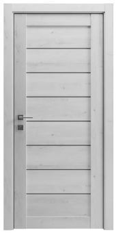 МЕЖКОМНАТНЫЕ ДВЕРИ "РОДОС" Lux-2 полустекло сатин2