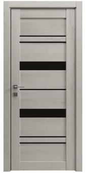 МЕЖКОМНАТНЫЕ ДВЕРИ "РОДОС"Lux-5 полустекло сатин2 