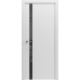 МЕЖКОМНАТНЫЕ ДВЕРИ RODOS "РОДОС" Paint-6 глухое, белый мат АКР, с стеклянной вставкой