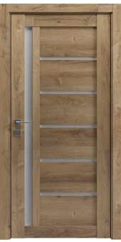 МЕЖКОМНАТНЫЕ ДВЕРИ "РОДОС"Lux-6 полустекло сатин2