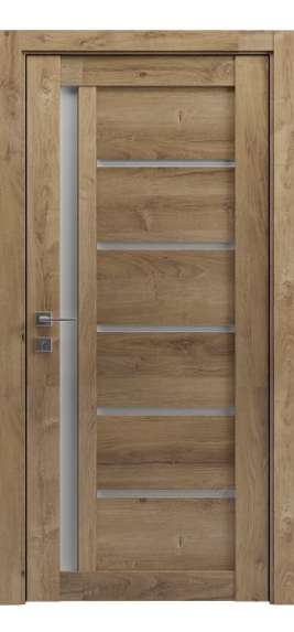 МЕЖКОМНАТНЫЕ ДВЕРИ RODOS "РОДОС"Lux-6 полустекло сатин2