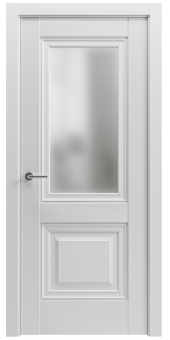 МЕЖКОМНАТНЫЕ ДВЕРИ "РОДОС"Lux-7 полустекло сатин2